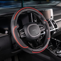 Оплетка SKYWAY Combo-5 M Черно/Красная экокожа S01102333