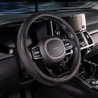 Оплетка SKYWAY Combo-7 M Черная экокожа S01102298