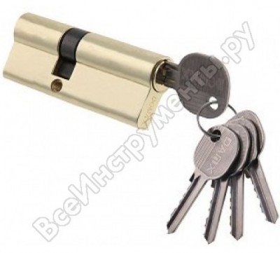 Damx цил. мех. простой ключ-ключ n40/30mm pb полированная латунь 00000002991