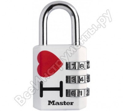 Masterlock кодовый навесной замок i love 1509eurdlov