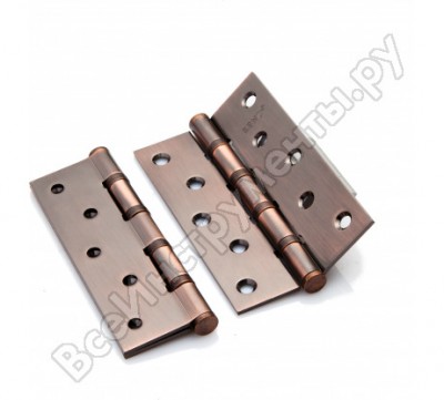Renz петля ст. 125*75*2,5, 4 подш., плоск. колп., медь in125-4bb fh ac