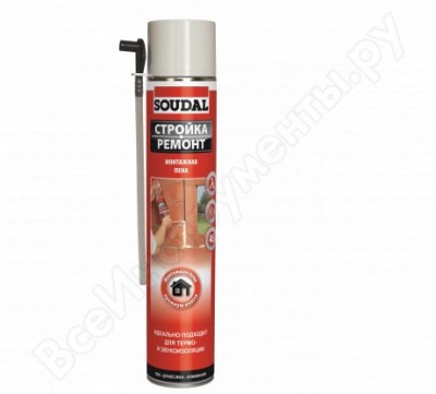 Soudal монтажная пена фикс&филл 750 мл. 122424