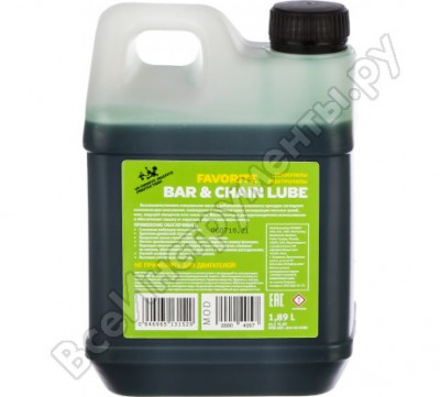 Patriot масло цепное favorite bar&chain lube 1,890 л. 850030580