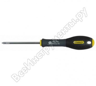 Stanley отвертка fatmax ph0 75 мм 1-65-206