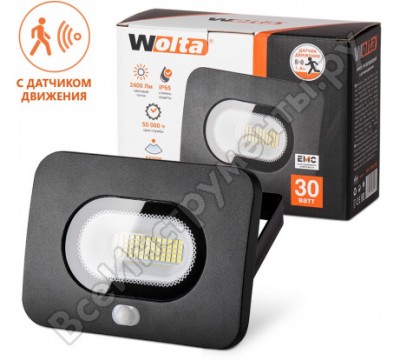 Wolta светодиодный прожектор wfl-30w/05s