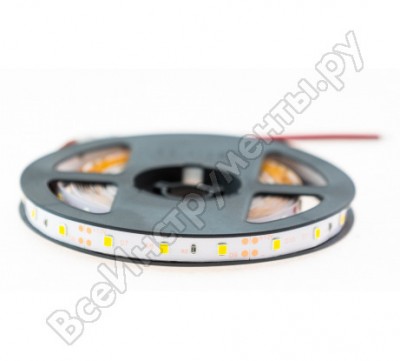 Urm светодиодная лента 2835-60led-12v-4,8w, 8-10lm-3000k-ip22-8mm в10078