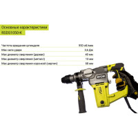 Ryobi Перфоратор 1050Вт RSDS1050-K 5133004350