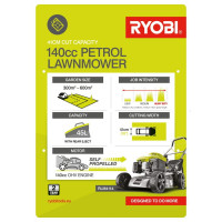 Ryobi Газонокосилка бензиновая RLM4114 5133002884