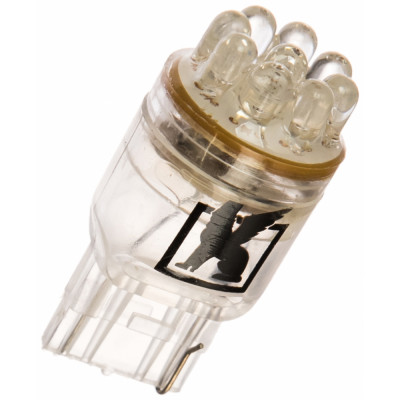 KRAFT Светодиодная лампа T20 W21W W3x16q 12v Yellow 9 LEDs KT 700078