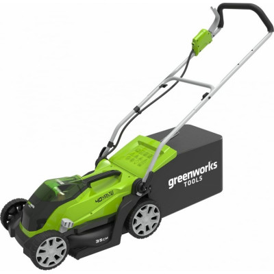 Аккумуляторная газонокосилка GreenWorks G40LM35