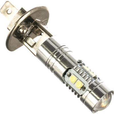 Skyway автолампа диод h1 12-24v 30w 10 smd диодов 1-конт, белая s08202034