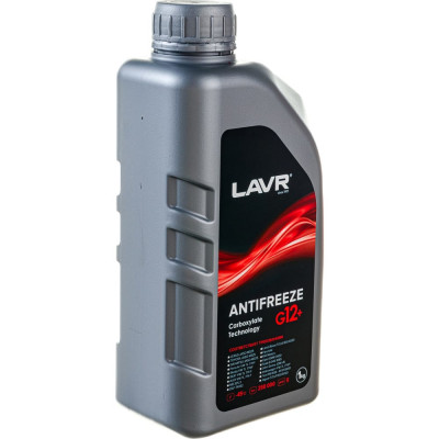 LAVR Охлаждающая жидкость ANTIFREEZE -45 G12+ 1кг Ln1709