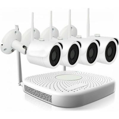 IVUE Беспроводной набор видеонаблюдения IVUE-W5004-1080-B4