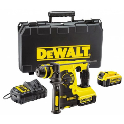 Dewalt перфоратор аккумуляторный, 18в 3-х режимный sds-plus xr li-ion dch253m2-qw