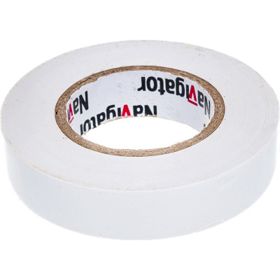 Изолента пвх Navigator NIT-B15-20/WH 71102