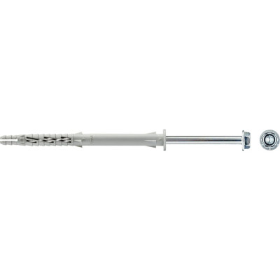 Tecfi Дюбель фасад с шурупом с шлицем TORX прессшайба 10x140 4 шт 147659