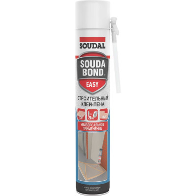 Soudal Полиуретановый клей в аэрозолеEasy Soudabond 121621