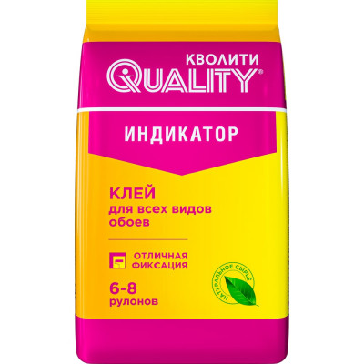 QUALITY Клей обойный индикатор, пакет 0,2 кг 4660013350316