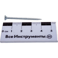 Саморез по дереву КРЕП-КОМП белый цинк POZY 3х40 1000шт бд340ф