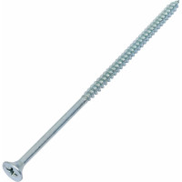 Саморез по дереву КРЕП-КОМП белый цинк POZY 5х120 100шт бд5120ф