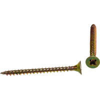 Саморез по дереву КРЕП-КОМП желтый цинк POZY 4х45 500шт жд445ф