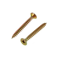 Саморез по дереву КРЕП-КОМП желтый цинк POZY 6х100 100шт жд6100ф