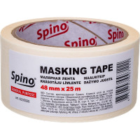 Малярная лента белая 60oC 48ммx25м SPINO 6235025