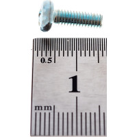 Винт КРЕП-КОМП полуцилиндрическая головка,цинк DIN7985 4х12 1000шт вц412ф