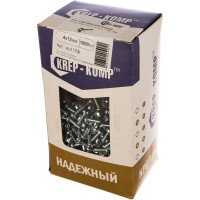 Винт КРЕП-КОМП полуцилиндрическая головка,цинк DIN7985 4х12 1000шт вц412ф