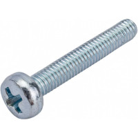 Винт КРЕП-КОМП полуцилиндрическая головка цинк DIN7985 4х25 400шт вц425ф
