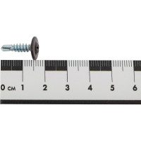 Саморез ПШC КРЕП-КОМП сверло 4,2х16 RAL8019 1000шт пшс168019