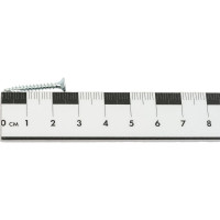 Саморез КРЕП-КОМП белый цинк POZY 3х25 1500шт бд325ф