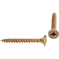 Саморез КРЕП-КОМП желтый цинк POZY 5х40 500шт жд540ф