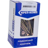 Саморез КРЕП-КОМП желтый цинк POZY 6х80 100шт жд680ф