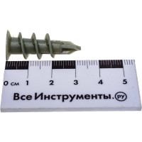 Дюбель Дрива КРЕП-КОМП пластиковая, со сверлом 14х32 100шт дп1432