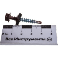 Кровельный саморез Kenner 4,8х35 RAL8017 тёмно-коричневый 250шт ск358017ф