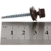 Кровельный саморез Kenner 4,8х35 RAL8017 тёмно-коричневый 250шт ск358017ф