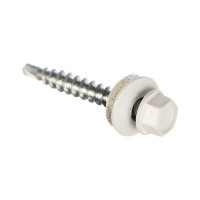 Кровельный саморез Kenner 4,8х35 RAL9003 белый сигнальный 250шт ск359003ф