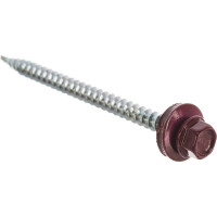 Кровельный саморез Kenner 4,8х70 RAL3005 красное вино 100шт ск703005ф