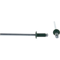 Крашенная заклепка Kenner алюм/сталь 3,2х8 RAL6005 1000шт зк3286005