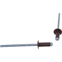 Крашенная заклепка Kenner алюм/сталь 3,2х8 RAL8017 1000шт зк3288017