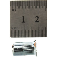 Заклепка с внутренней резьбой Kenner потайной бортик Белый цинк м6х1,0х16 500шт зрп6