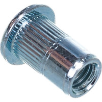 Заклепка с внутренней резьбой цилиндрический бортик Kenner Белый цинк м6х1х16 500шт зрц6