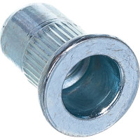 Заклепка с внутренней резьбой цилиндрический бортик Kenner Белый цинк м6х1х16 500шт зрц6