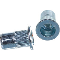 Заклепка с внутренней резьбой цилиндрический бортик Kenner Белый цинк м6х1х16 500шт зрц6