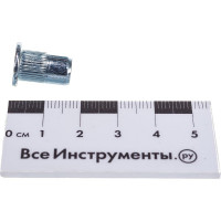 Заклепка с внутренней резьбой цилиндрический бортик Kenner Белый цинк м6х1х16 500шт зрц6