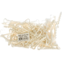 Дюбель-хомут Росдюбель прям., белый, 10x5, 100 шт. 15-0453