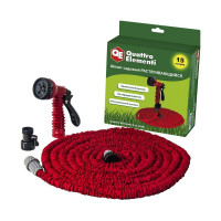 Шланг садовый растягивающийся (15 м) с пистолетом QUATTRO ELEMENTI 241-239
