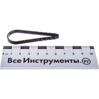 Круглый дюбель-хомут Росдюбель черный, 19-25, 100 шт. 15-0450