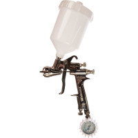 Краскораспылитель  WALMEC SLIM S HVLP 0,68 л, верхняя подача, сопло 1,5 для грунтов и красок, 1006015